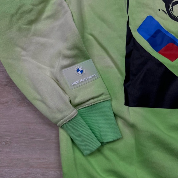 Puma x BMW MMS Motorsport Statement Hoodie 533320-05 Men's Size Large - Picture 6 of 10